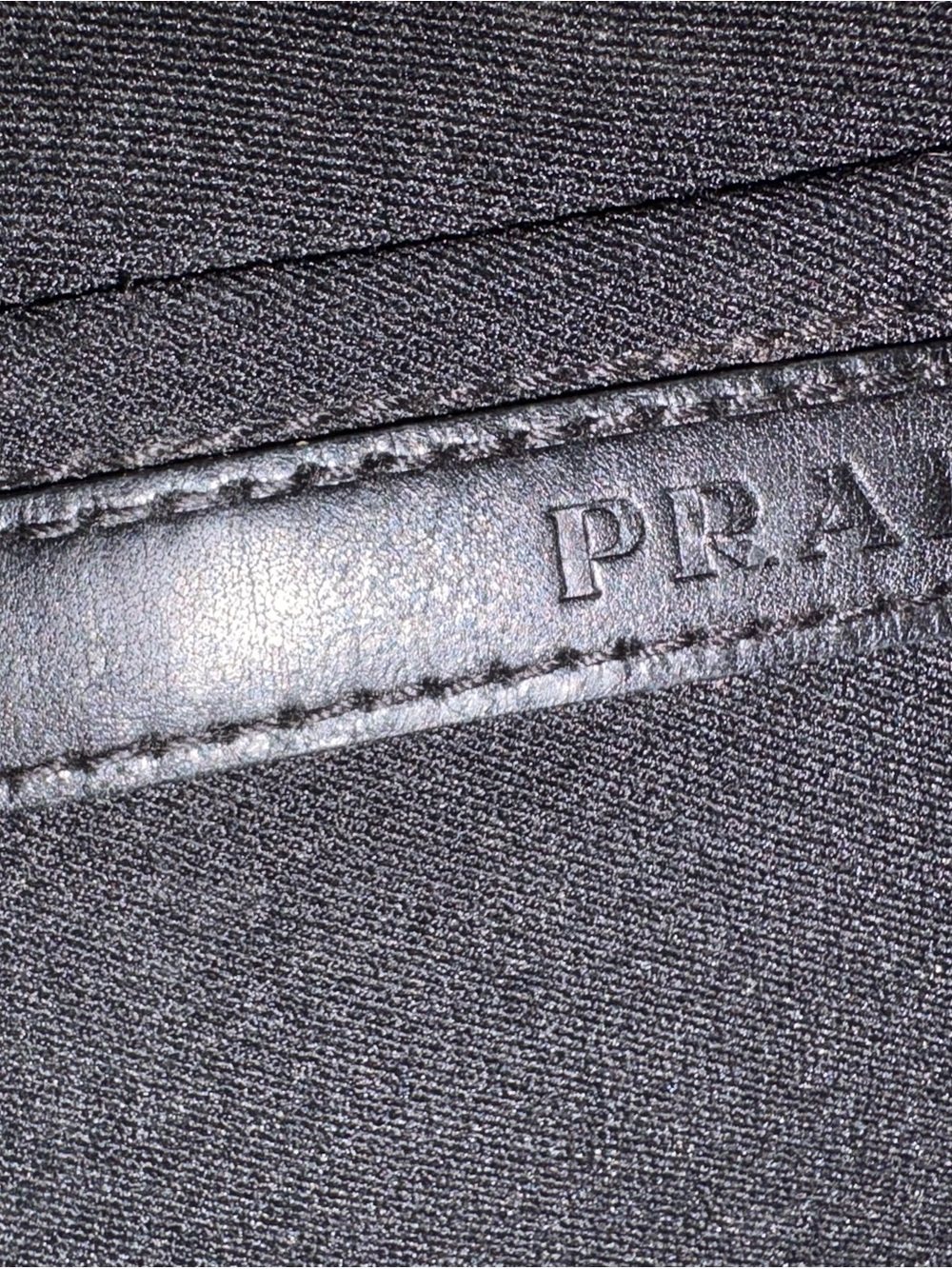Vintage Prada Black Belted Coat with Fox Fur Collar - Picture 3 of 6